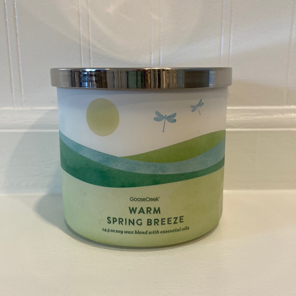 Goose Creek ‘Warm Spring Breeze’ 🌾 candle 🕯️